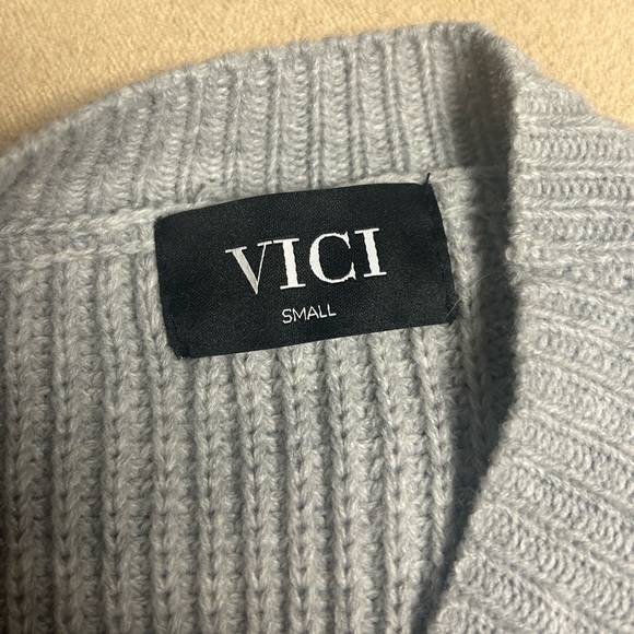 Vici Chevron Colorblock Sweater - Give Love a Chance - Picture 8 of 8